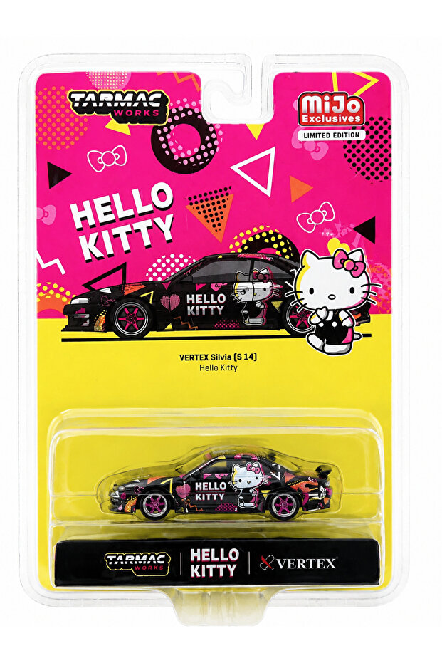 Mijo Exclusives 1:64 Vertex Silvia S14 Hello Kitty Limited Edition