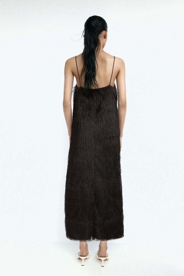 Fringed strappy dress