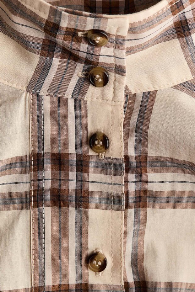 Tie-neck shirt
