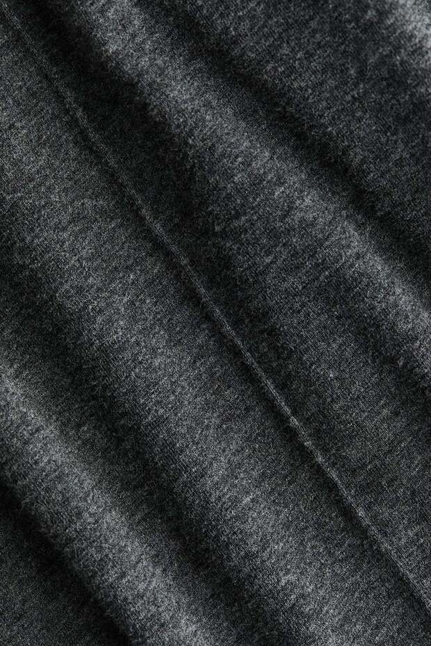 Fine-knit drawstring trousers