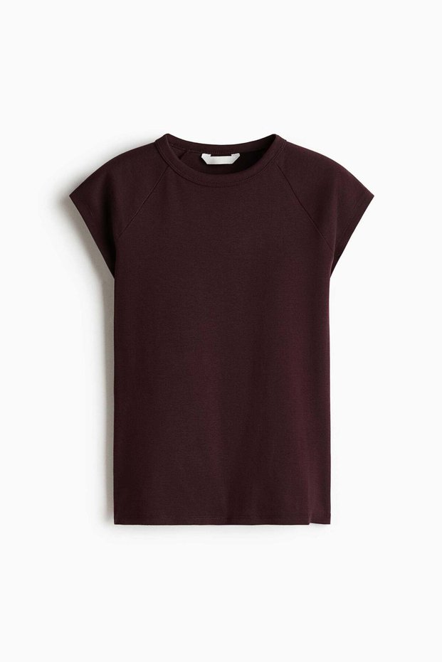 Raglan-sleeved T-shirt