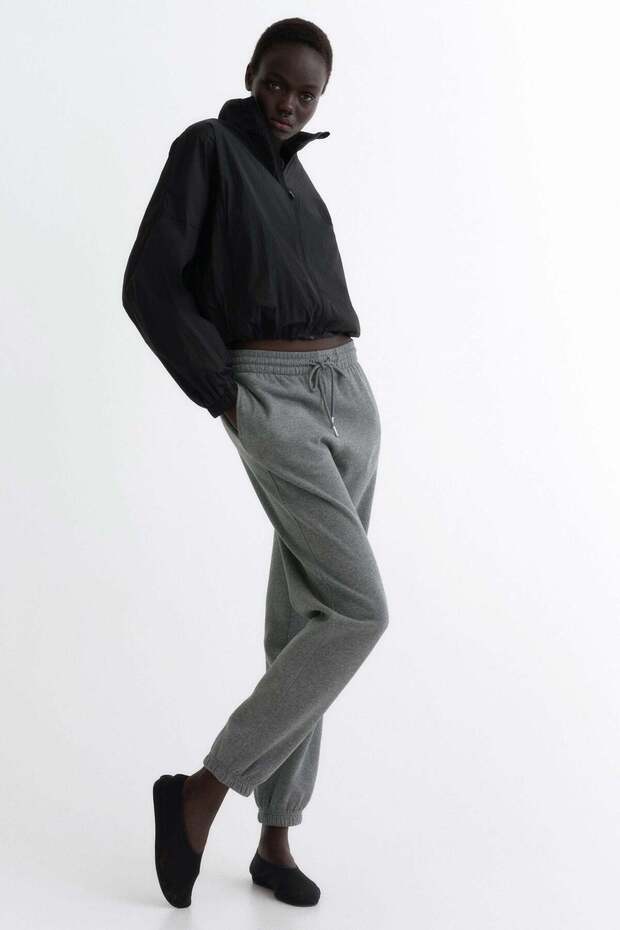 Cotton-blend sweatpants