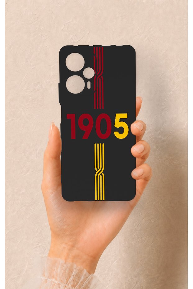 Poco F5 Compatible 1905 Belt Patterned Silicone Case