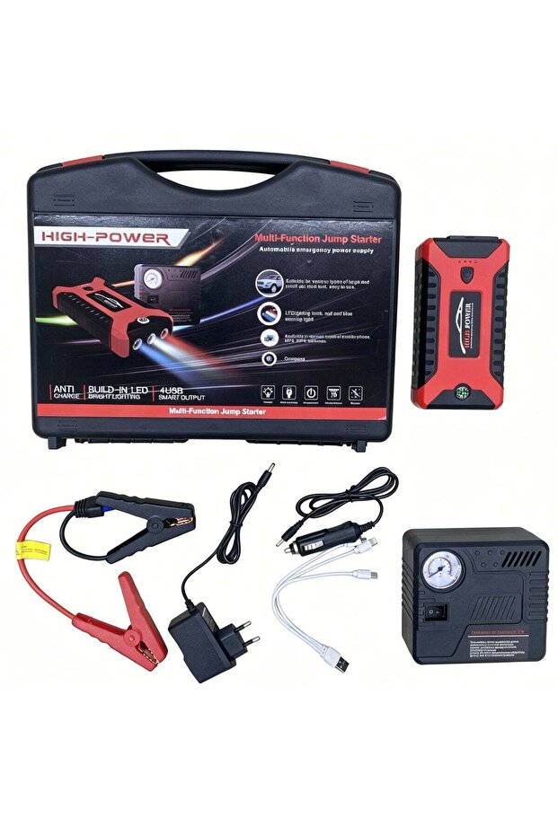 High-Power Multi-Function Jump Starter