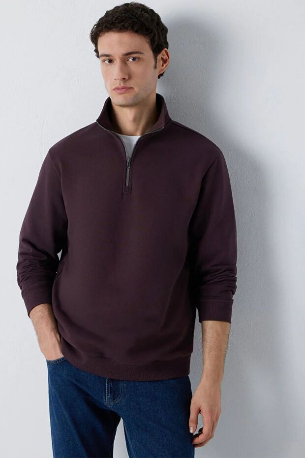 Half Zipper Men's Sweat M0S20027-88083