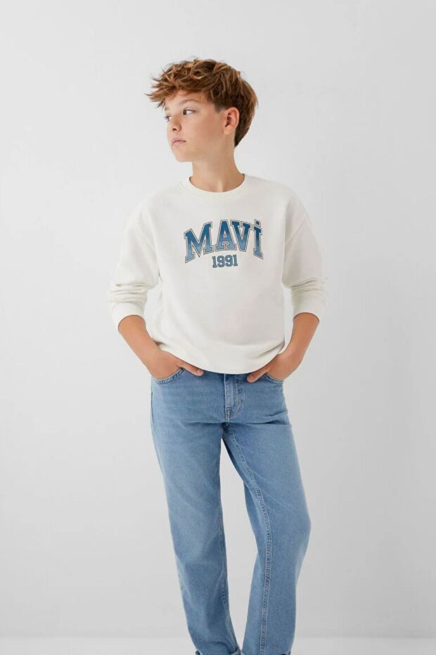 Printed Boys' Sweat M6S10218