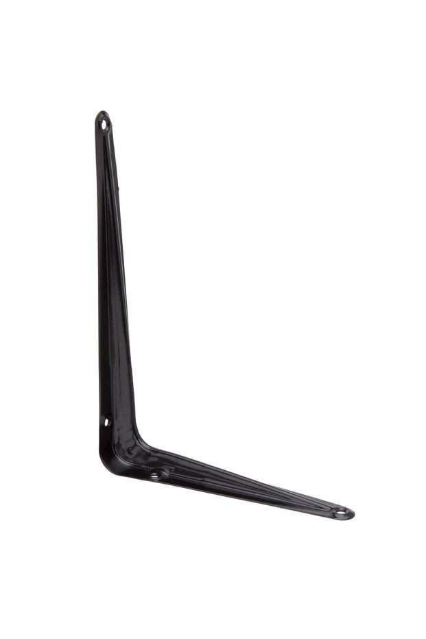 Ornamental Shelf Bracket (15 x 20 cm, Black)