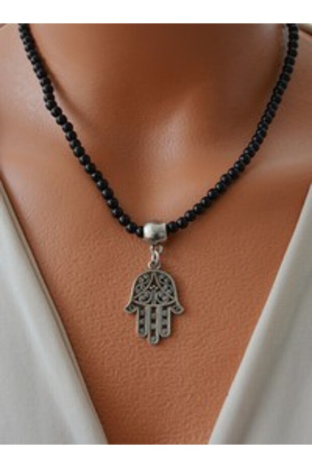 Necklace - Black -