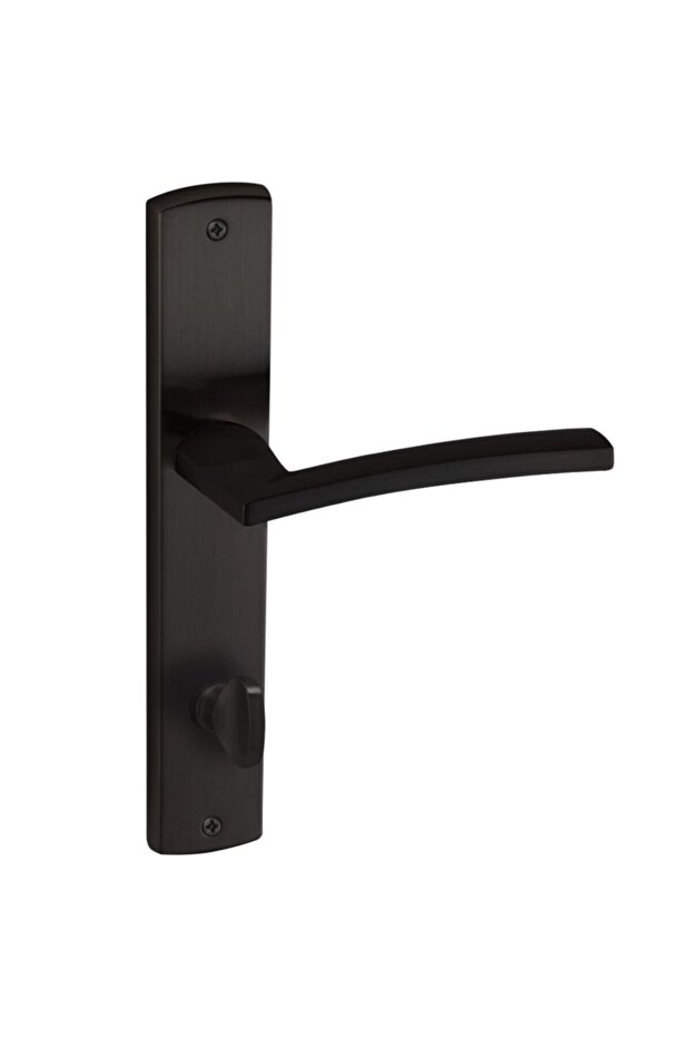 Doğanlar Rodos Matte Black Door Handle Mirrored Wc (Tk)