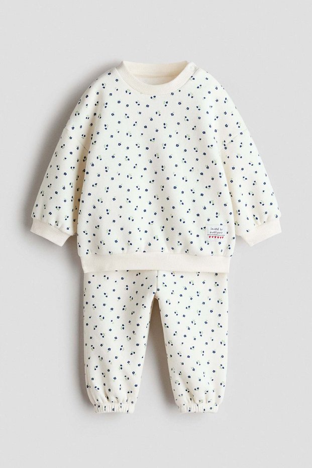 2-piece printed sweatshirt set