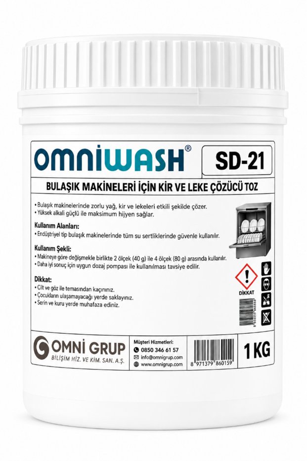 Sd-21 Concentrated Dirt and Stain Remover Powder for Dishwashers 1 kg