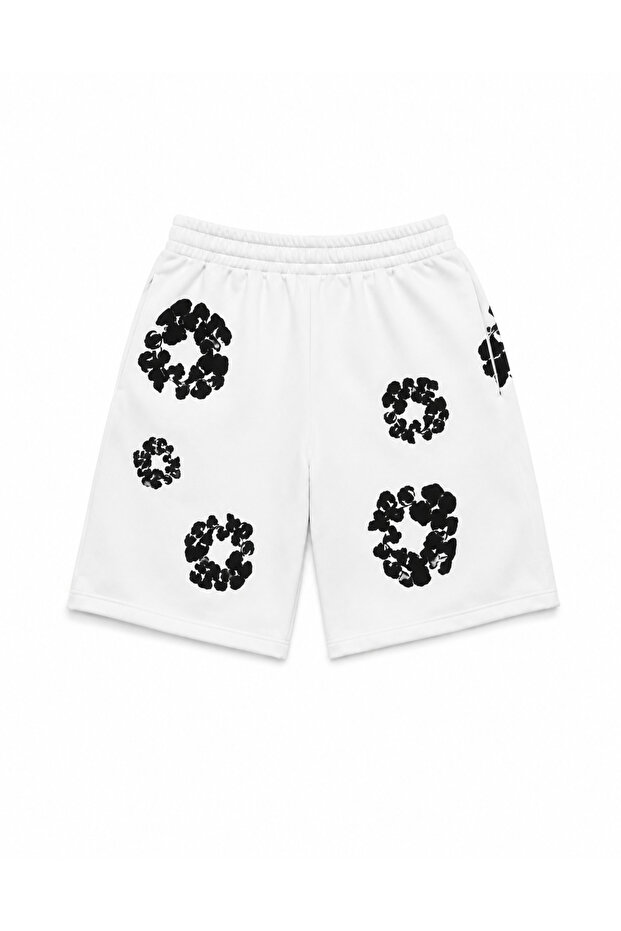 Unisex New Floral Printed Oversize Shorts