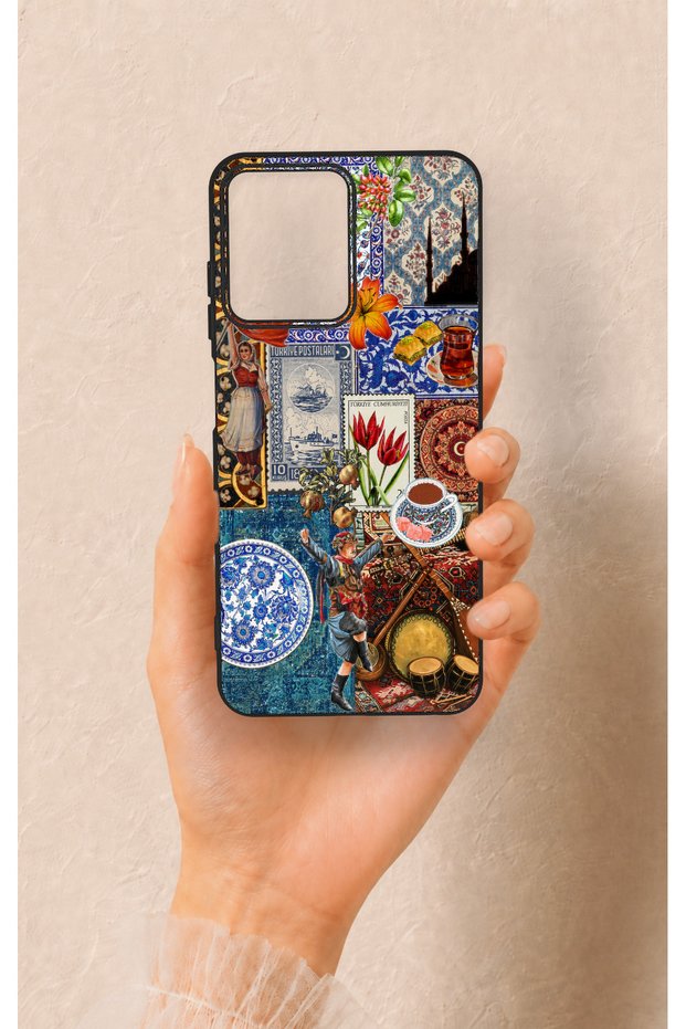 Casper Via M40 Compatible Ottoman and Turkish Culture Patterned Silicone Case