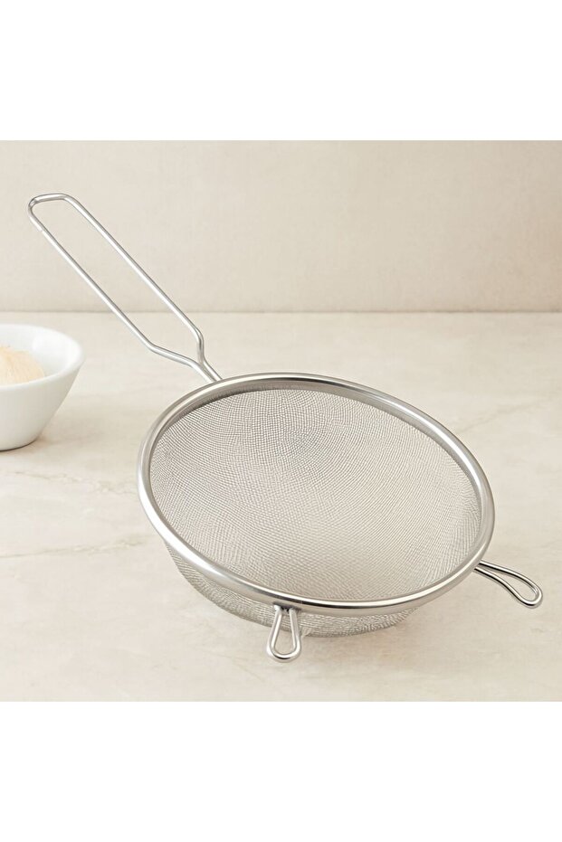 Wire Strainer 20 cm with Metal Handle and Ears