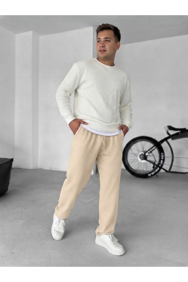Men's Woven 100% Cotton Premium Quality Fabric Baggy Pants