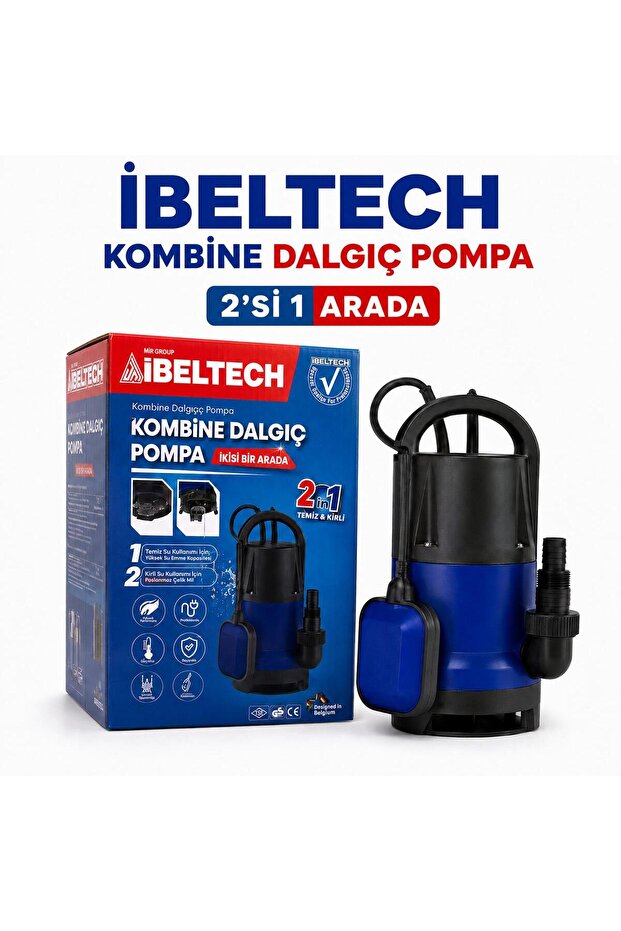 İBELTECH KİRLİ-TEMİZ DALGIÇ POMPA
