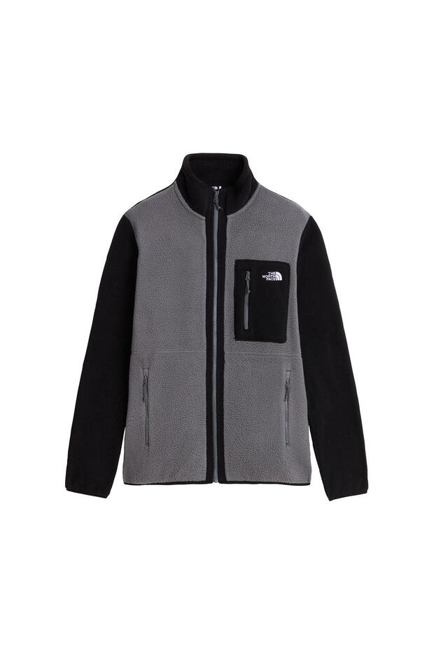 M Yumiori Full Zip Men's Jacket Nf0A883Rrpi1 Gray-Xxl