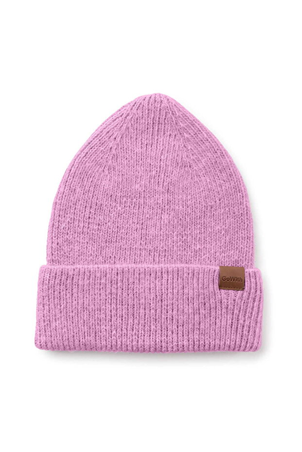 Unisex Alpaca Wool Folded Plain Beret