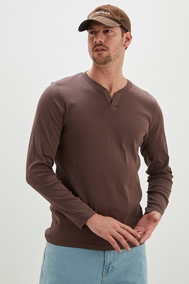 Basic V-Neck Ribbed Bodysuit