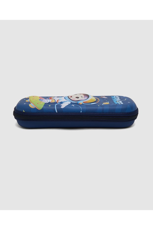 Printed Blue Pencil Cases