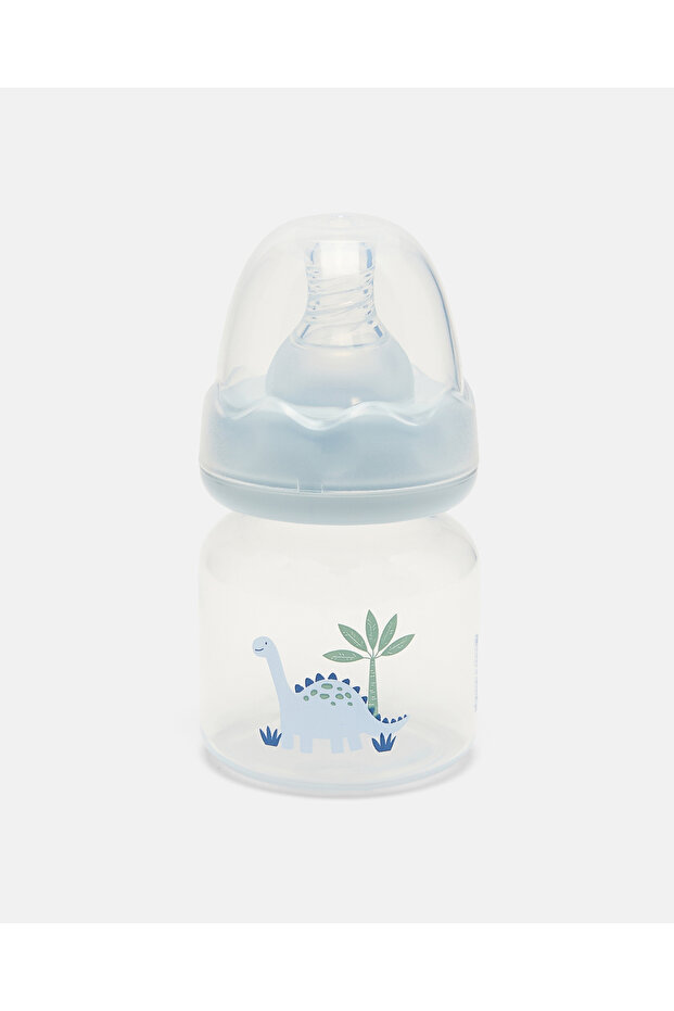 Printed Blue Feeding Bottle