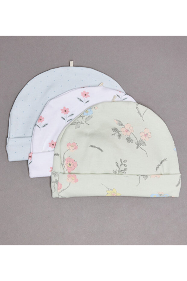 Printed Pack Of 3 Caps