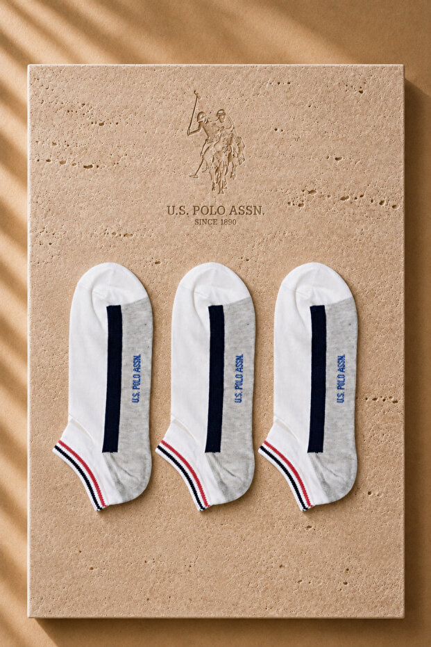3-Piece Men's Booties Socks