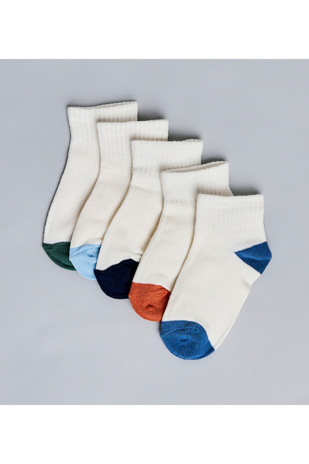 Colorblock Pack Of 5 Socks