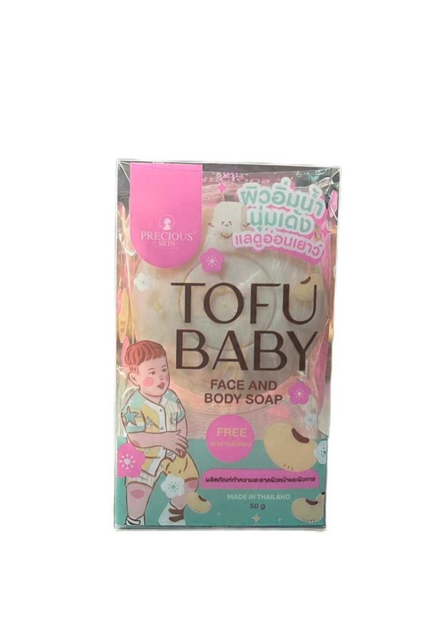 Tofu Baby Face & Body Soap, 3 PC COMBO – Gentle, Moisturizing & Brightening Bar for Baby (3 x 80 g)