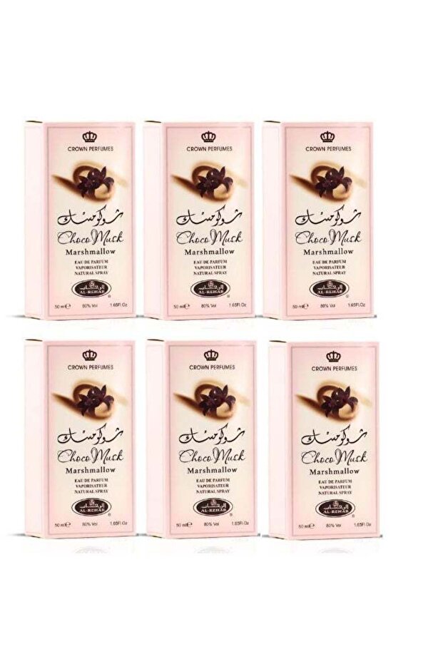 Choco Musk Marshmallow Eau de Parfum Unisex 50 ml (Pack of 6)