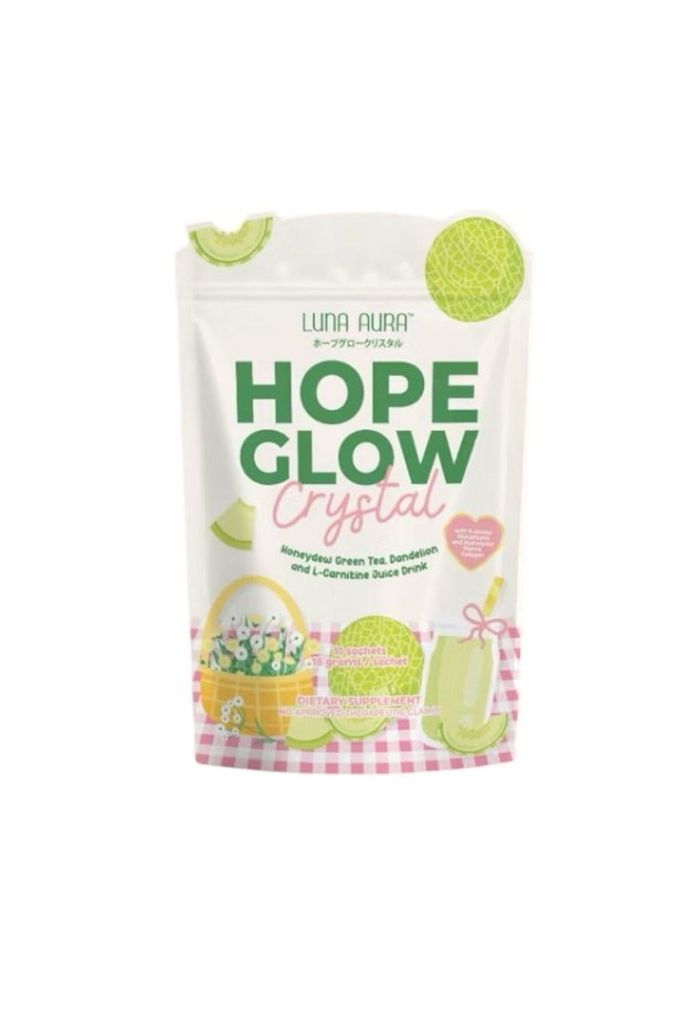 hope crystal honeydew green tea Glow