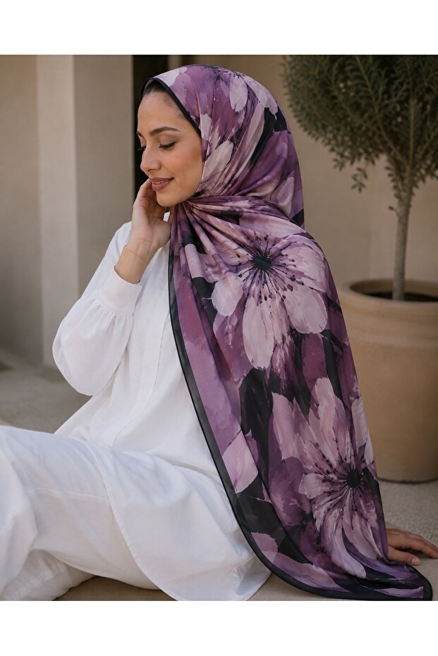 Women's Cotton Floral Patterned Stylish Shawl