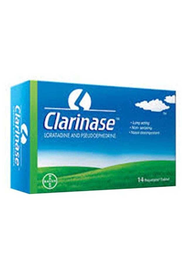 Clarinase Tablets for Allergy and Cold 14s