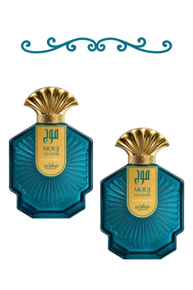 قطعتان من عطر Mouj Blue سعة 100 مل