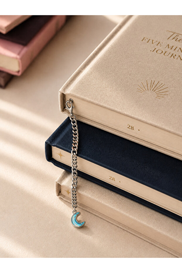 Special Design Notebook and Agenda Charm - Crescent