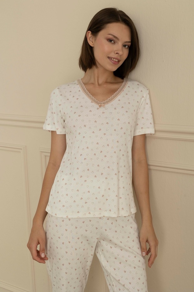 18294 Women's Short Sleeve Pajama Set