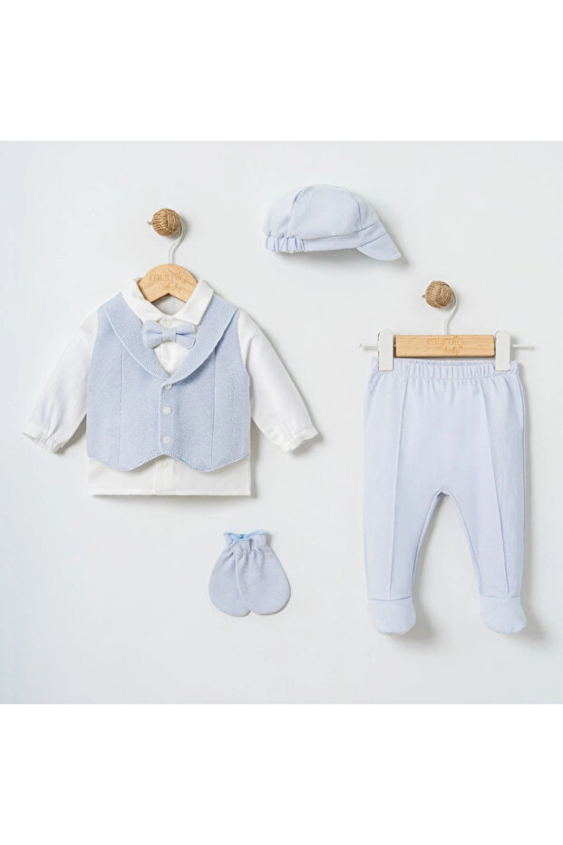 Mymi̇o Men's 0-3 Months Zibin Set