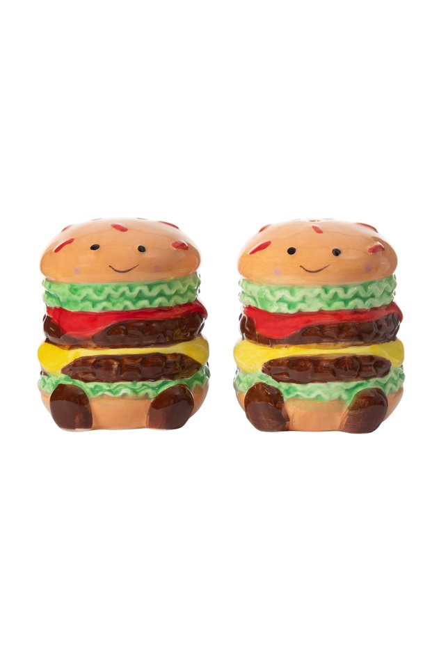 Hamburger Salt and Pepper Shaker Set