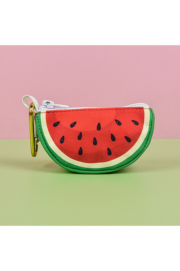 L Watermelon Cute Fruit Pet Poop Bag Storage, Can Be Connected to Any Dog Leash, Bag and Leash Not I