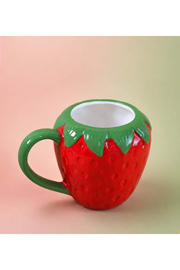 Ceramic Strawberry Mug