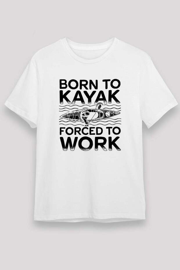 Paddle Printed Unisex White T-Shirt - Tshirt