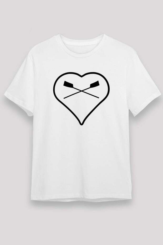 Paddle Printed Unisex White T-Shirt - Tshirt
