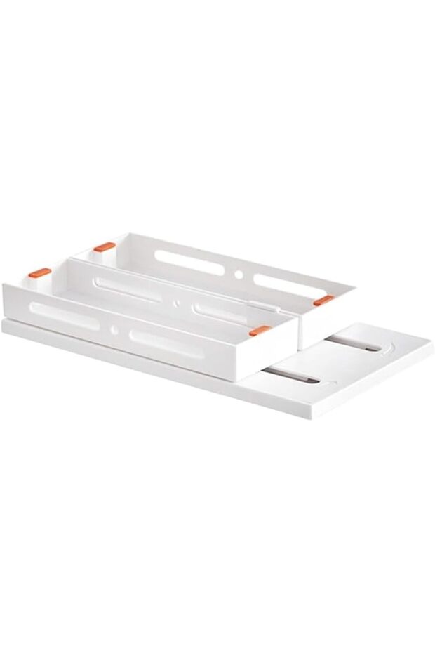 Pull Out Cabinet Organizer, Expandable Pull Out Organizer, Easy to Use Spice Rack, Slide Out Multi-P