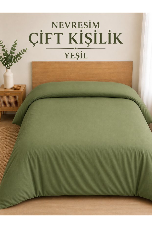 Design Your Own Combination - Double Duvet Cover - Color - Green