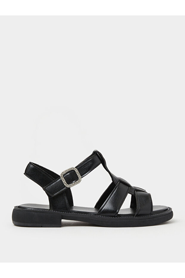 Roman Sandals with Buckle Closure