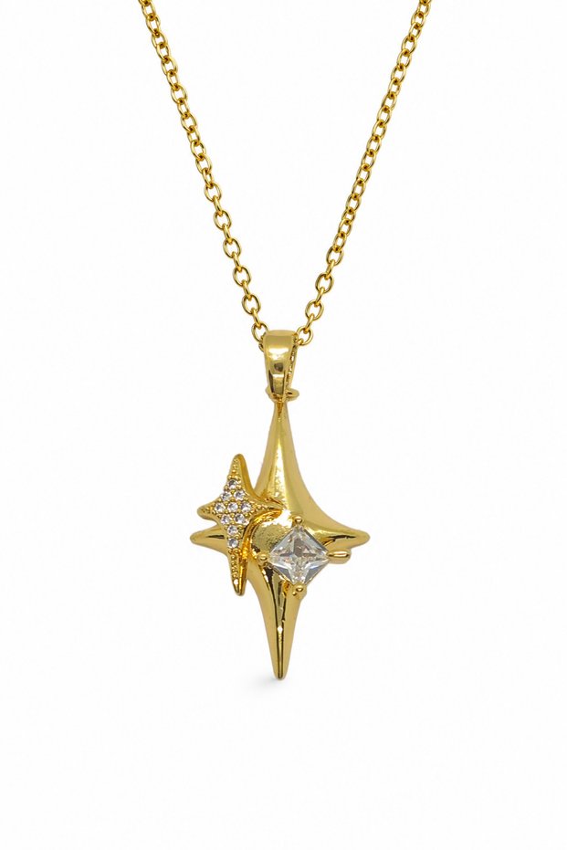 Women's Polar Star North Star Necklace with Zircon Stone Stylish Design Gift Necklace