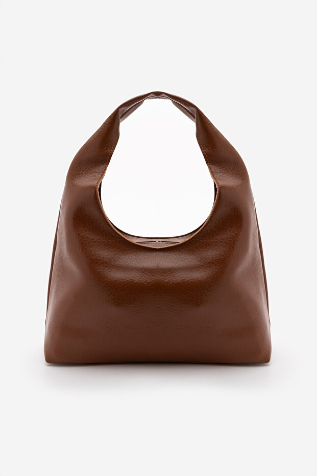Women's Large Volume Single Handle Soft Form Daily Shoulder Bag Zeray Taba