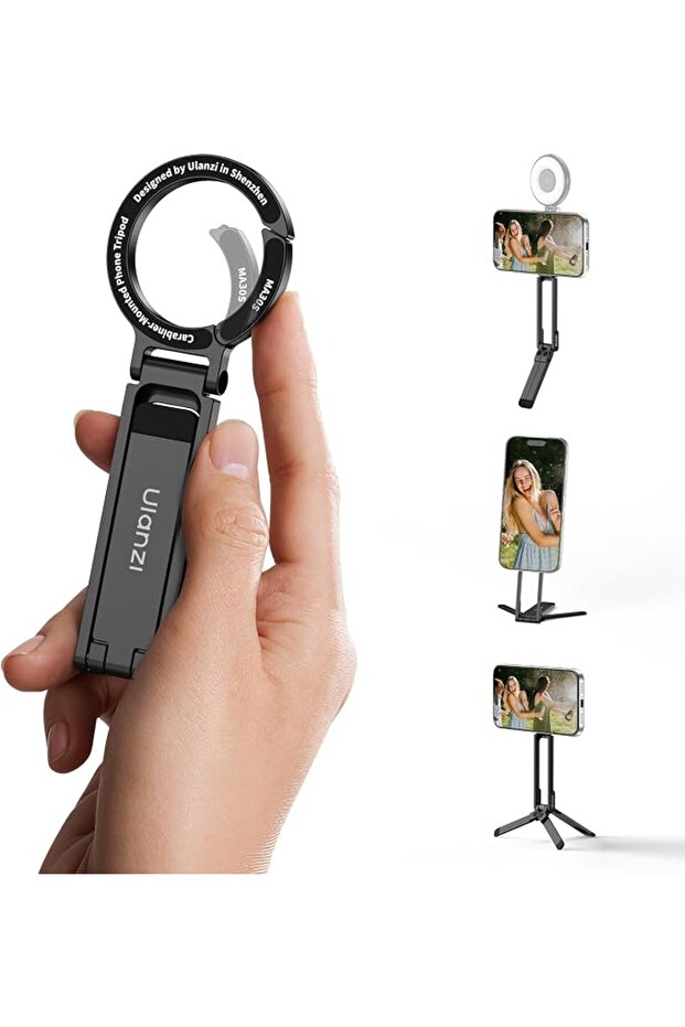 حامل ثلاثي القوائم للهاتف ULANZI MA30S، حامل ثلاثي القوائم صغير متوافق مع MagSafe