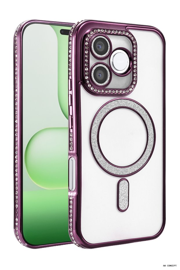 Concepta Honor 600 Lite Joke Simli Magneticsafe Case - (132009) Deep Purple