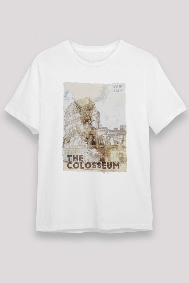 Colosseum White Unisex T-Shirt T-Shirt